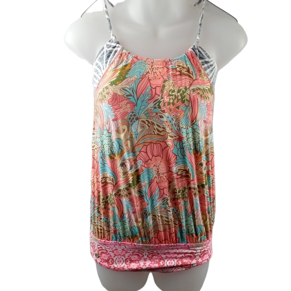 Maaji Coral and Aqua Kids One Piece Swimsuit